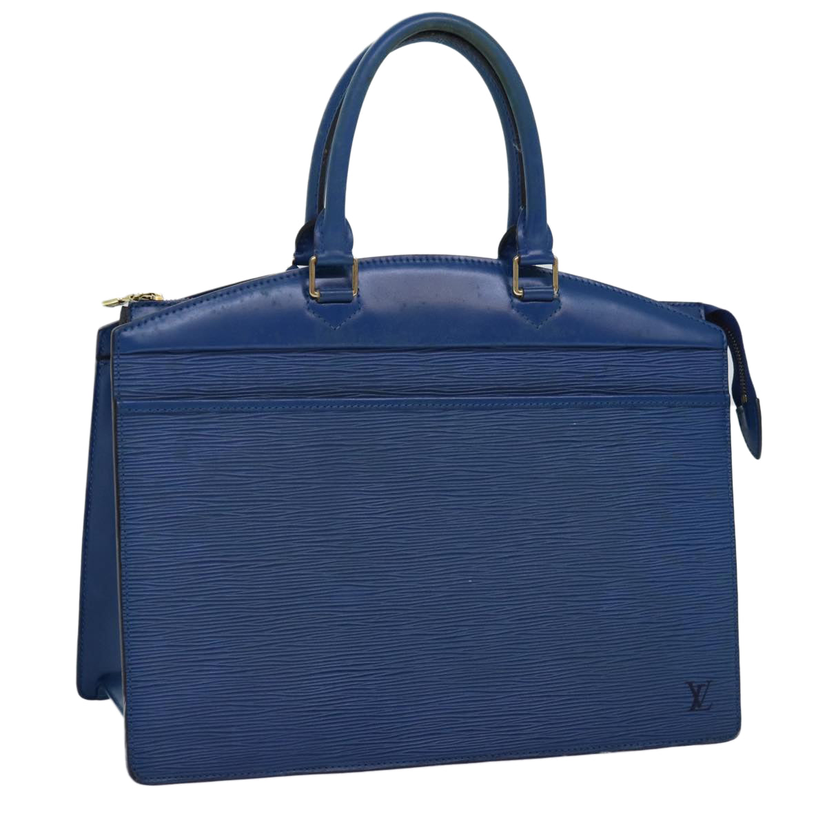 Louis Vuitton Riviera Blue Leather Handbag