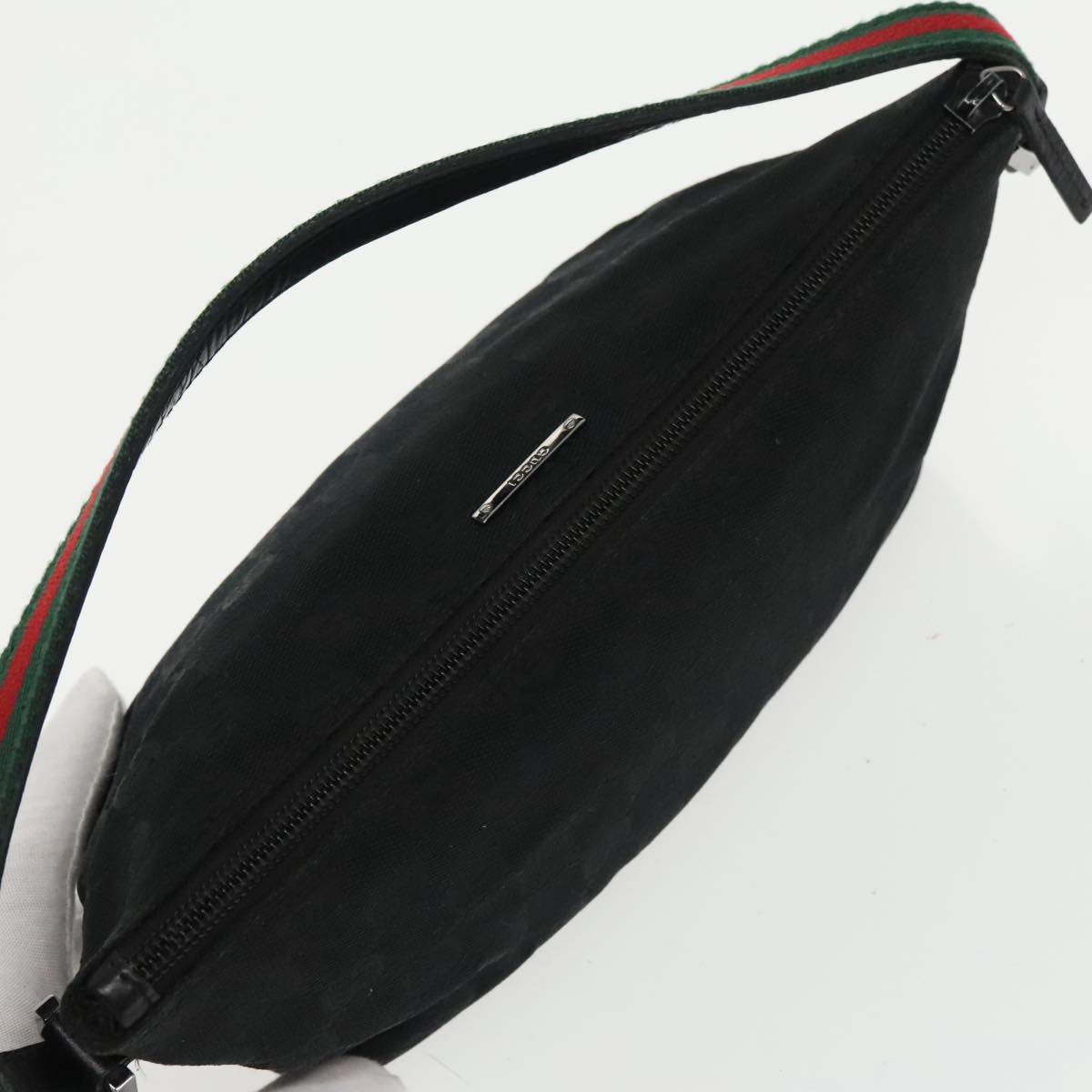 Gucci Ophidia Black Canvas Handbag
