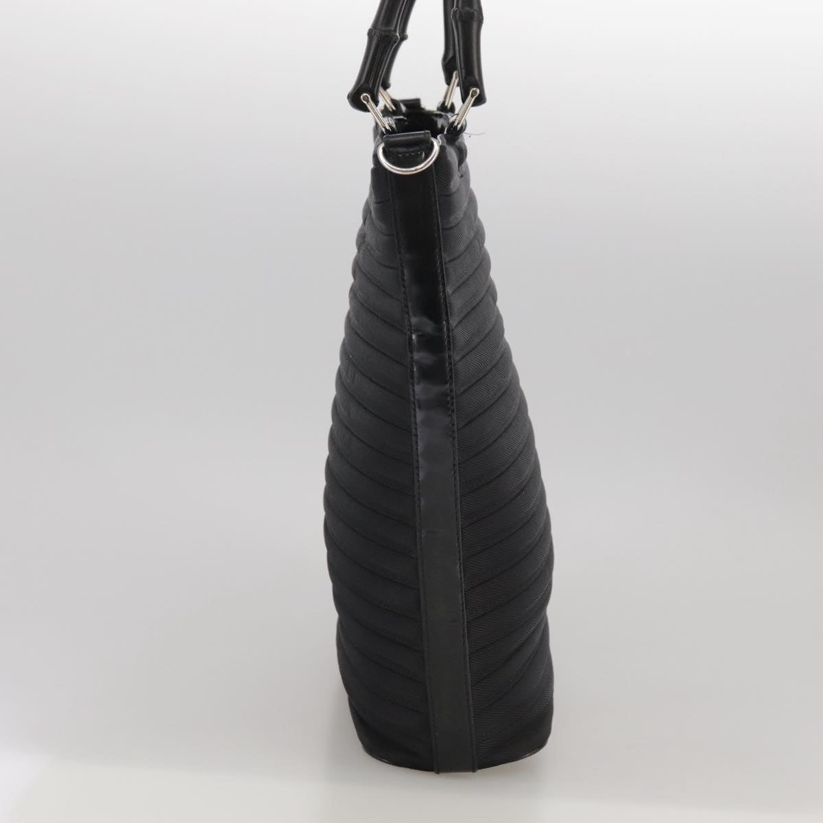 Gucci Bamboo Black Synthetic Handbag