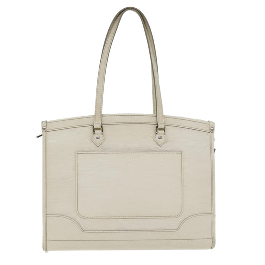 Louis Vuitton Madelaine Ecru Leather Handbag