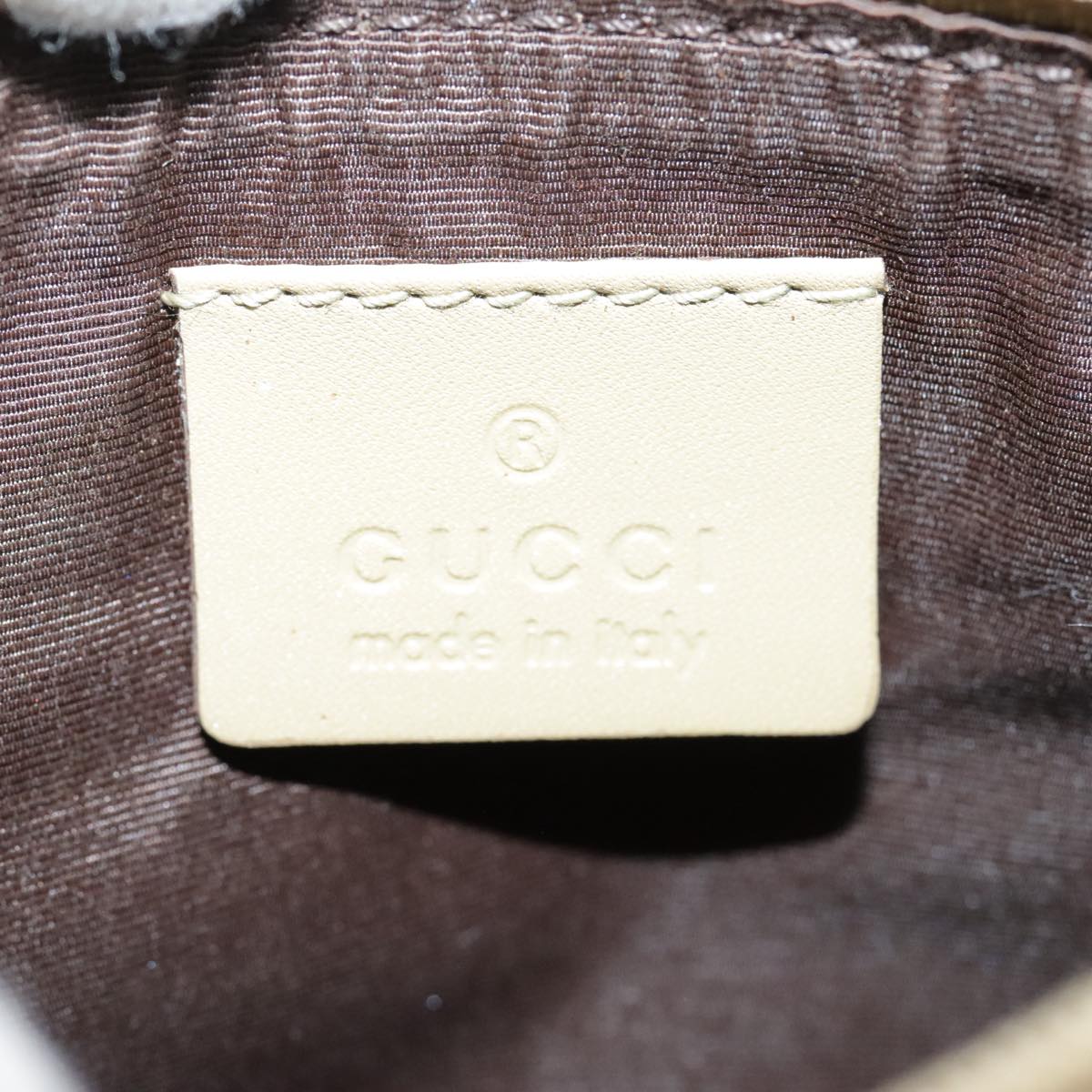 Gucci Beige Canvas Shoulder Bag