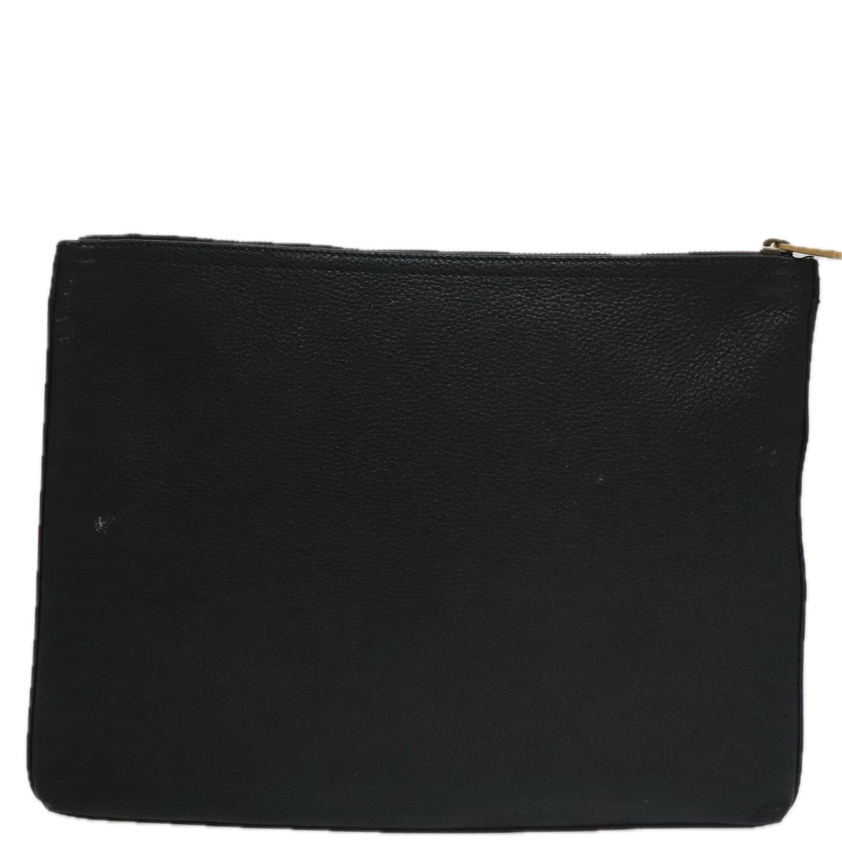 Gucci Imprime Black Leather Clutch Bag