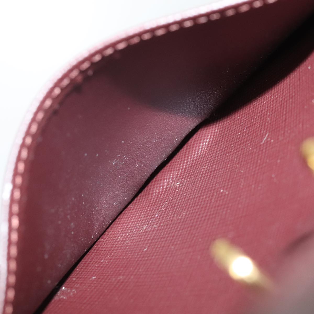 Louis Vuitton Agenda Cover Red Canvas Wallet