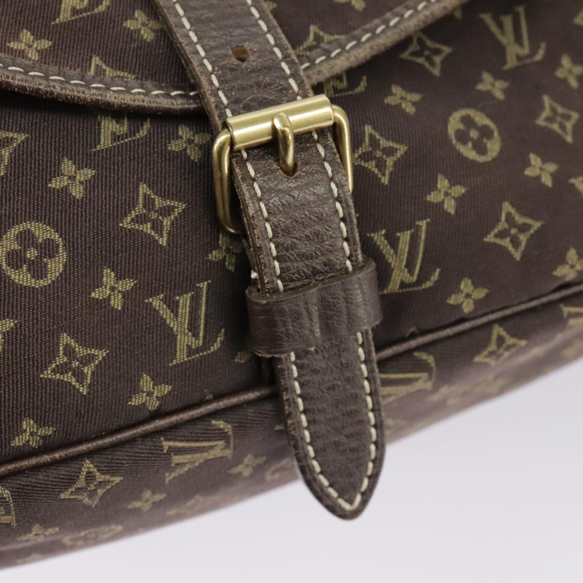 Louis Vuitton Saumur 30 Brown Canvas Shoulder Bag