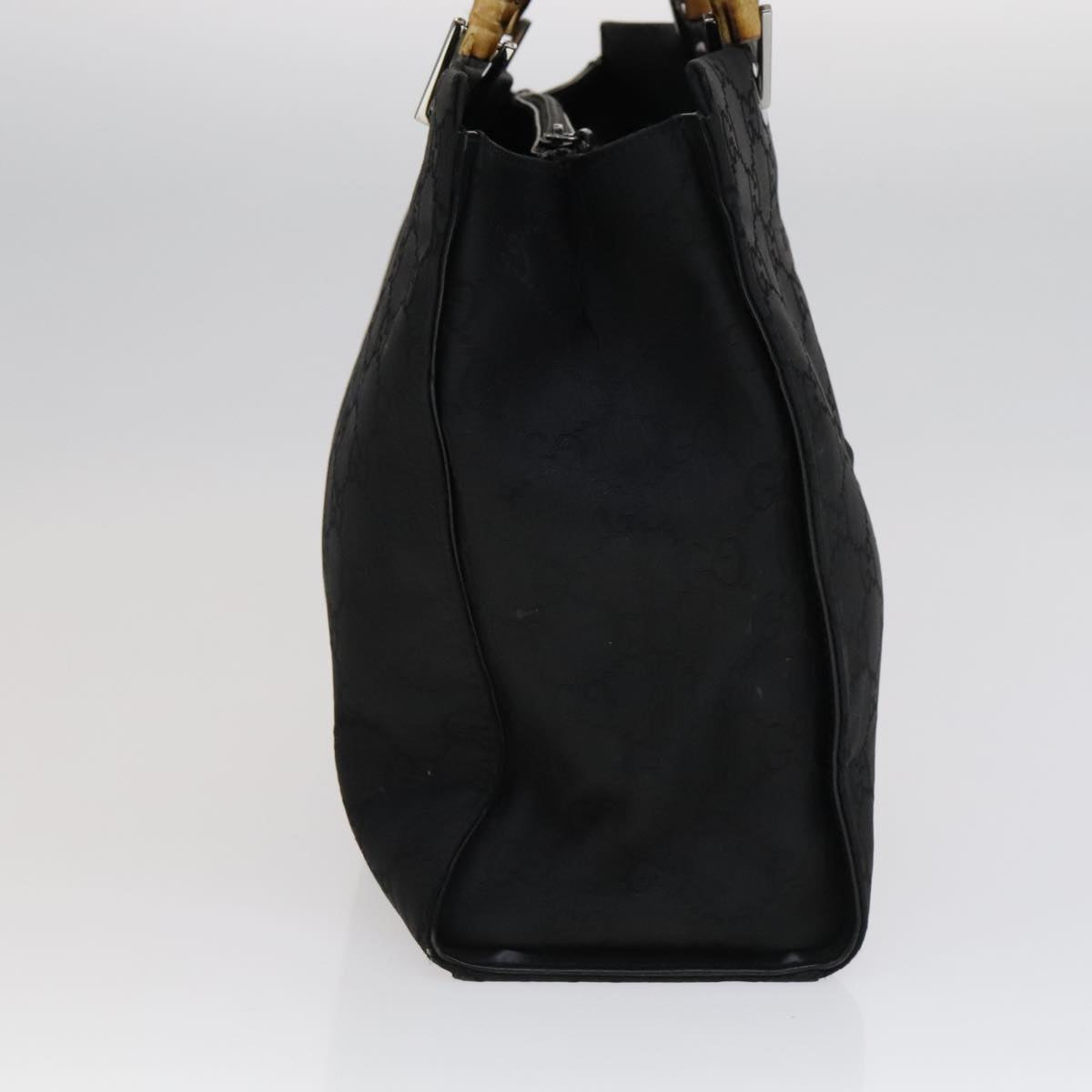 Gucci Bamboo Black Synthetic Tote Bag