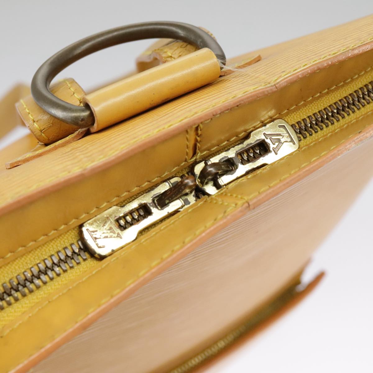 Louis Vuitton Gobelins Yellow Leather Backpack Bag