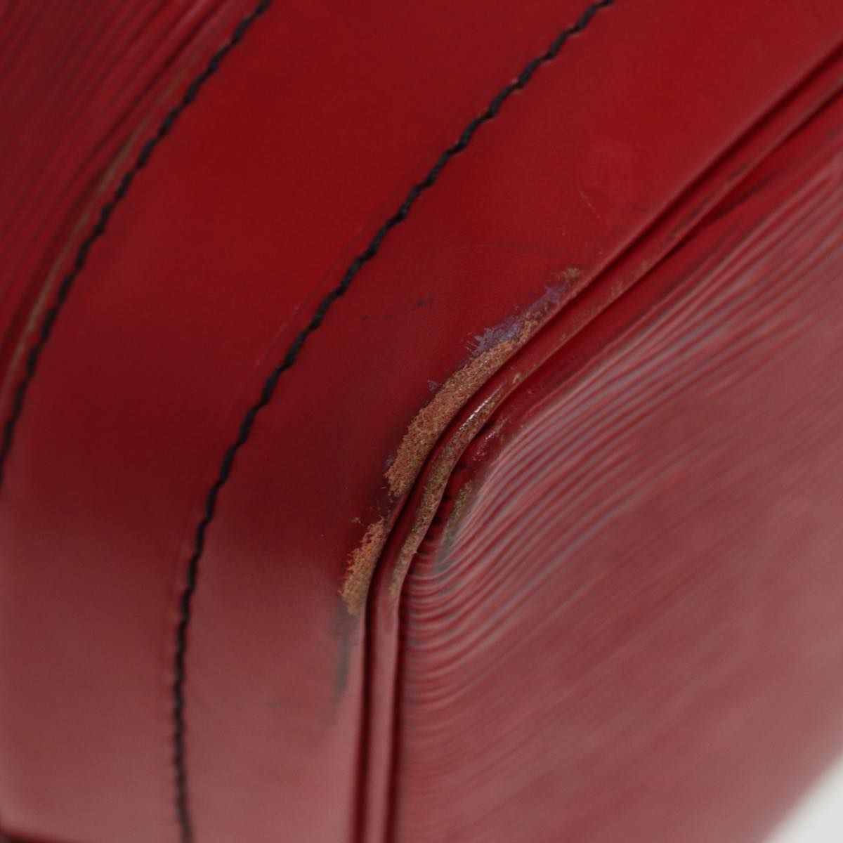 Louis Vuitton Noe Red Leather Shoulder Bag