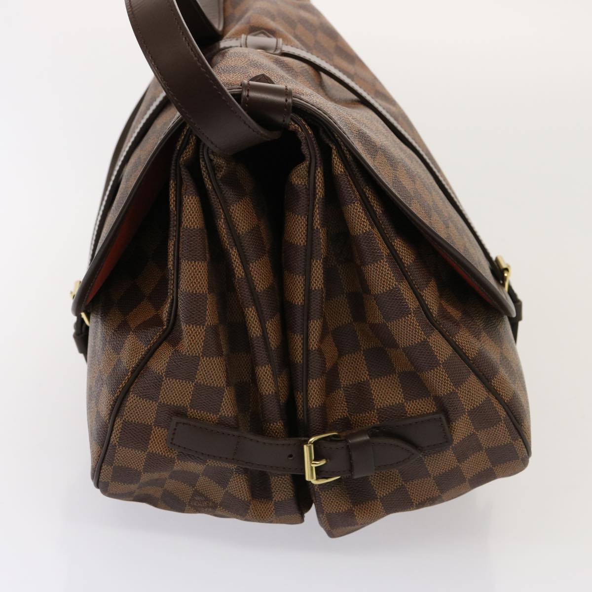 Louis Vuitton Saumur 35 Brown Canvas Shoulder Bag