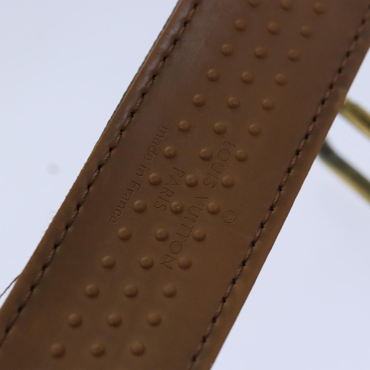 Louis Vuitton Shoulder Strap Brown Canvas Bag Jewelry
