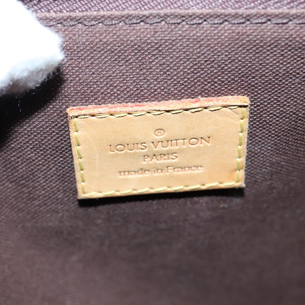Louis Vuitton Menilmontant Brown Canvas Shoulder Bag