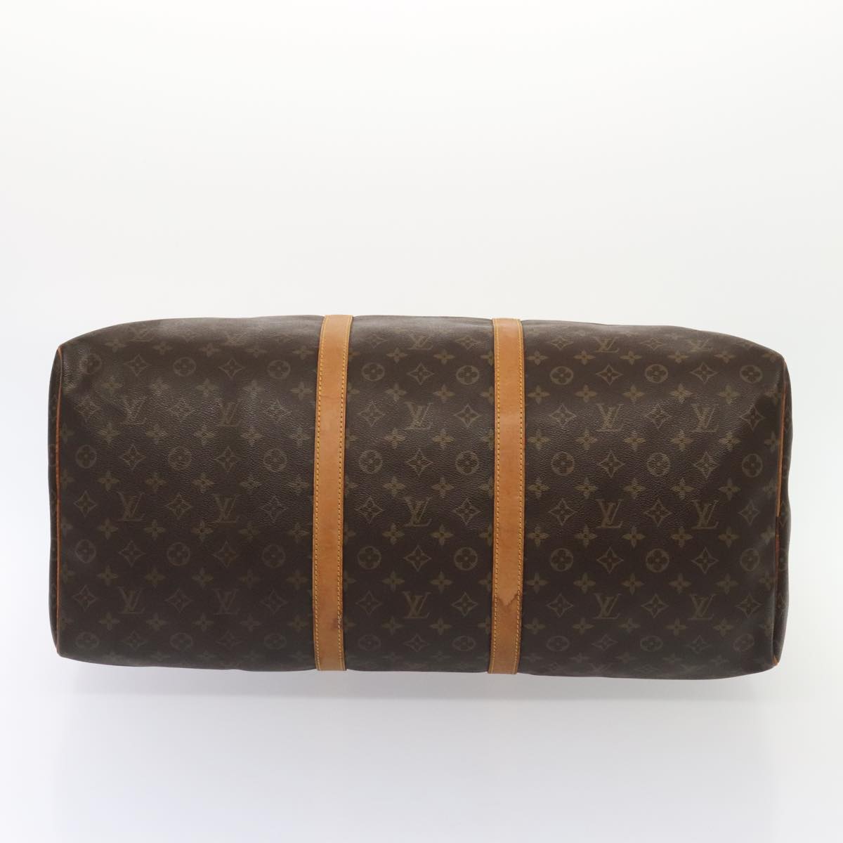 Louis Vuitton Keepall 60 Brown Canvas Travel Bag