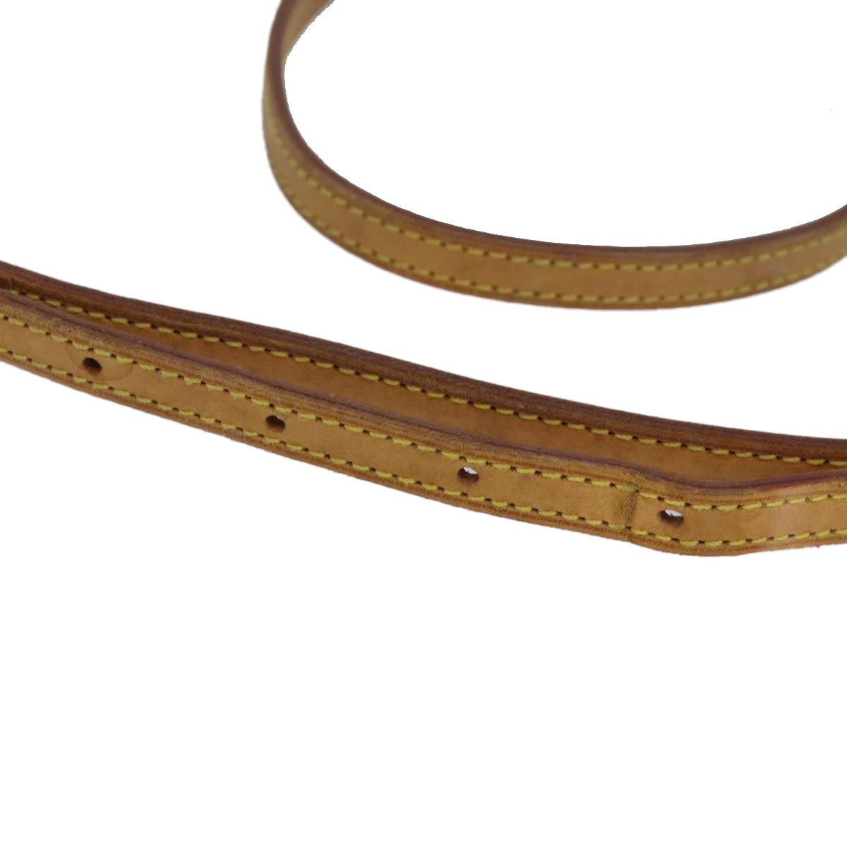 Louis Vuitton Shoulder Strap Beige Leather Bag Jewelry