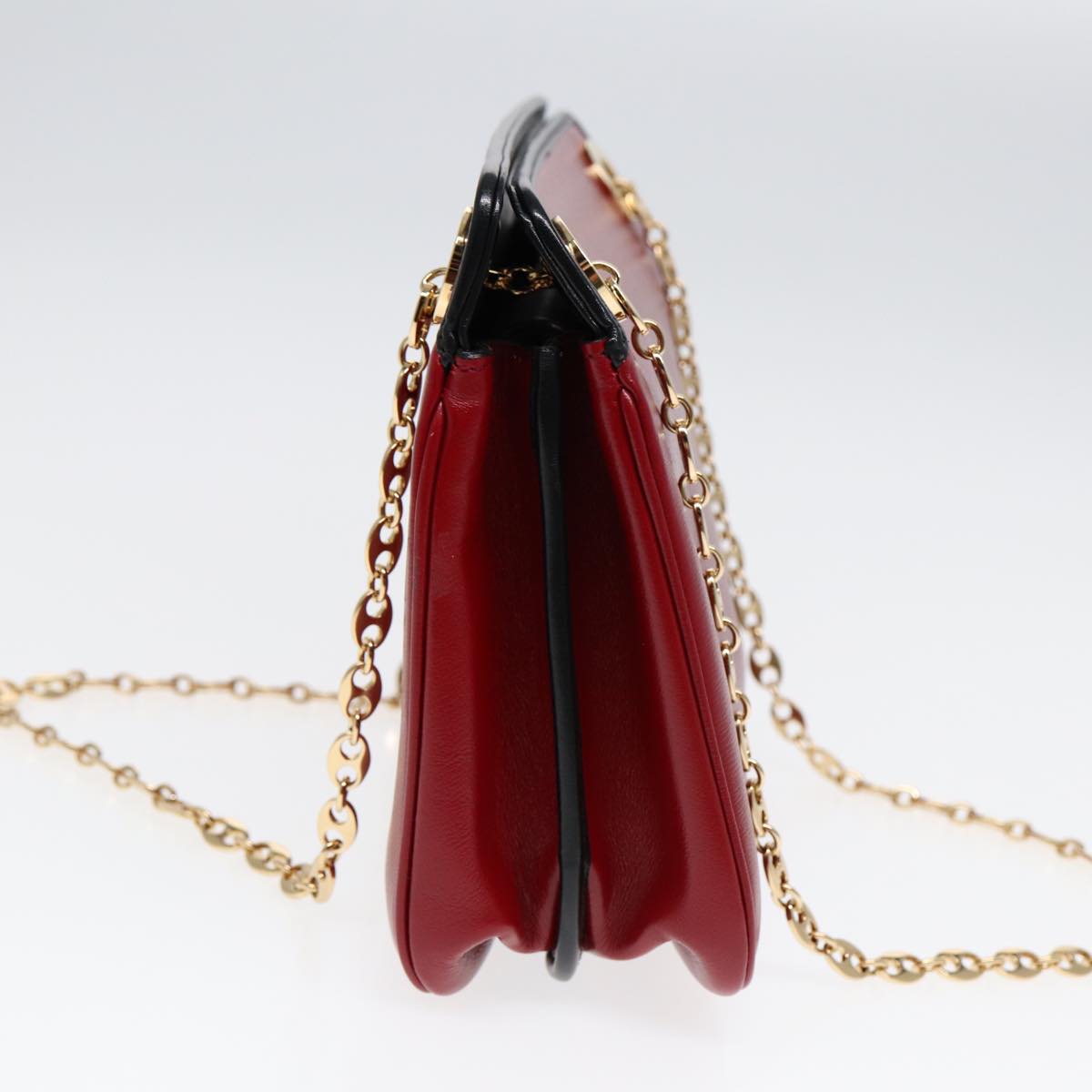 Gucci Marina Red Leather Shoulder Bag