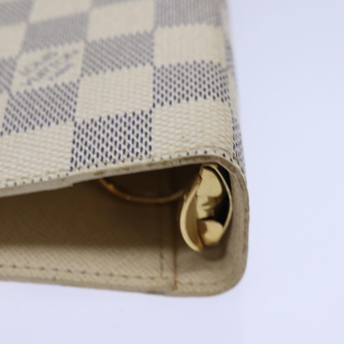 Louis Vuitton Agenda Cover Beige Canvas Wallet