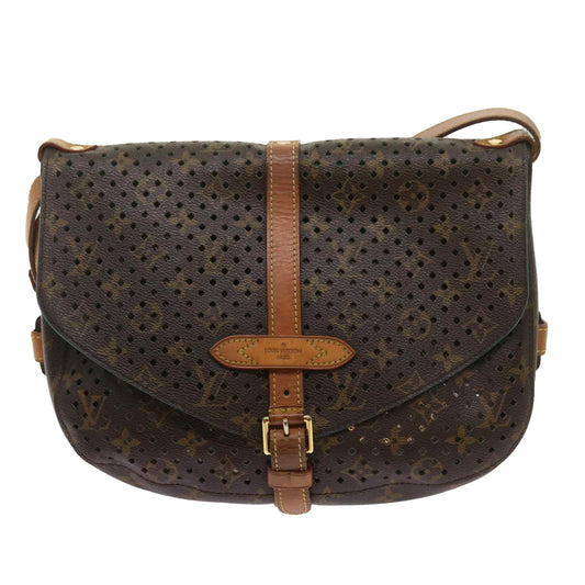Louis Vuitton Brown Canvas Shoulder Bag