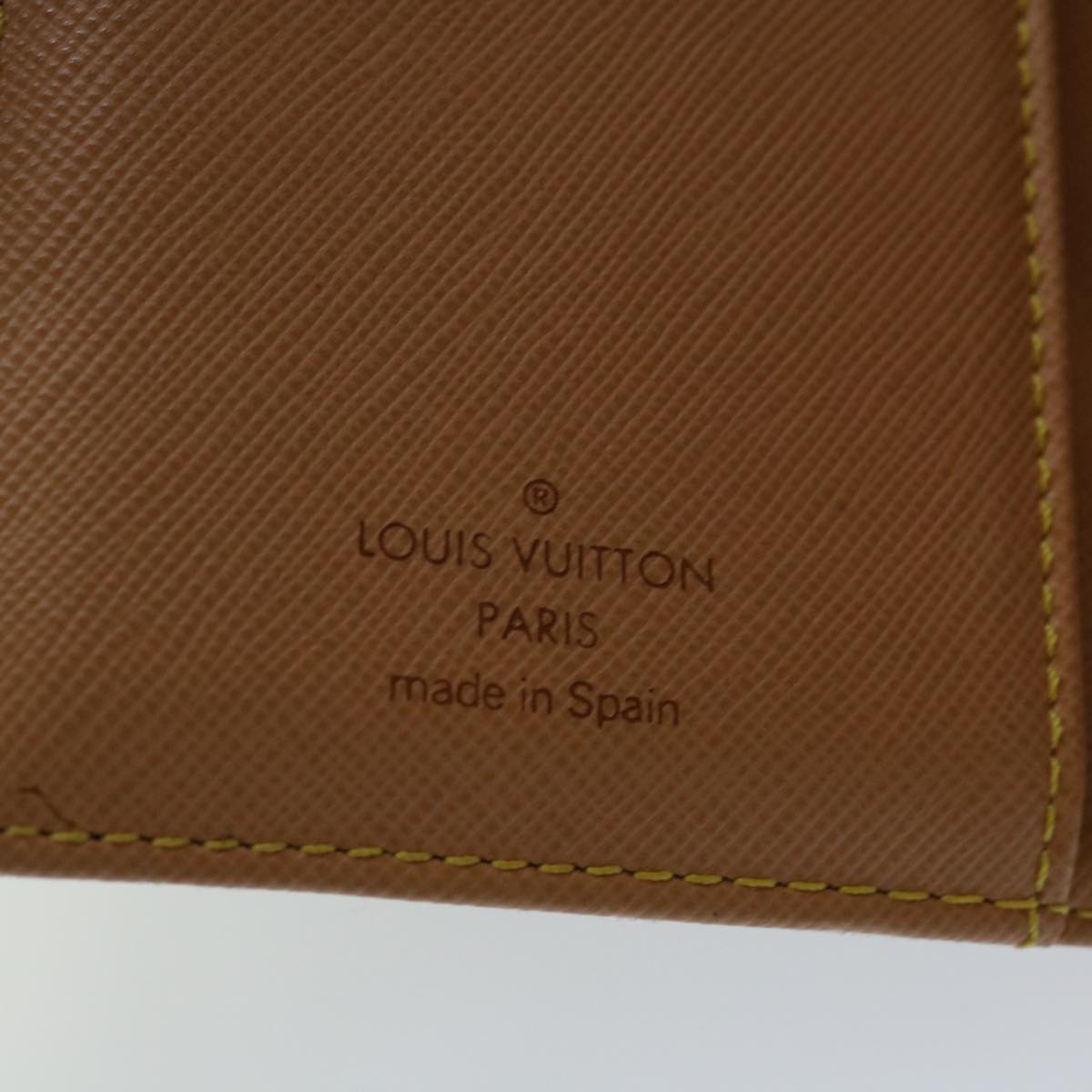 Louis Vuitton Agenda Pm Blue Canvas Wallet
