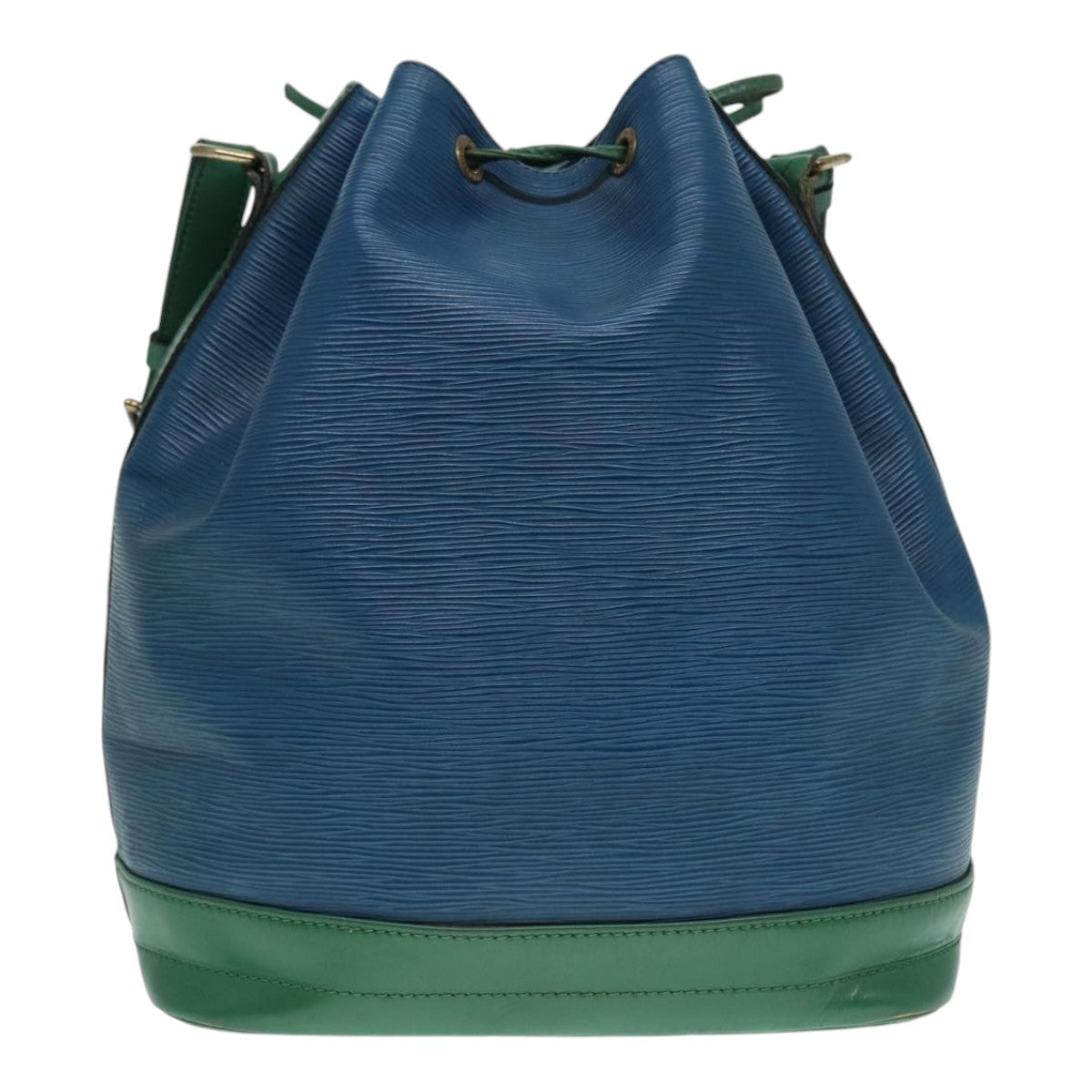 Louis Vuitton Noe Blue Leather Shoulder Bag