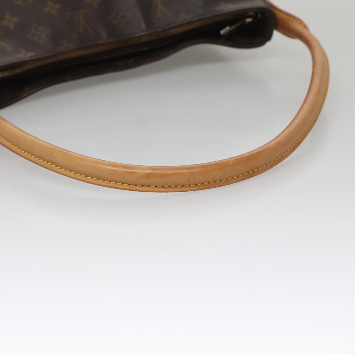 Louis Vuitton Looping Gm Brown Canvas Shoulder Bag