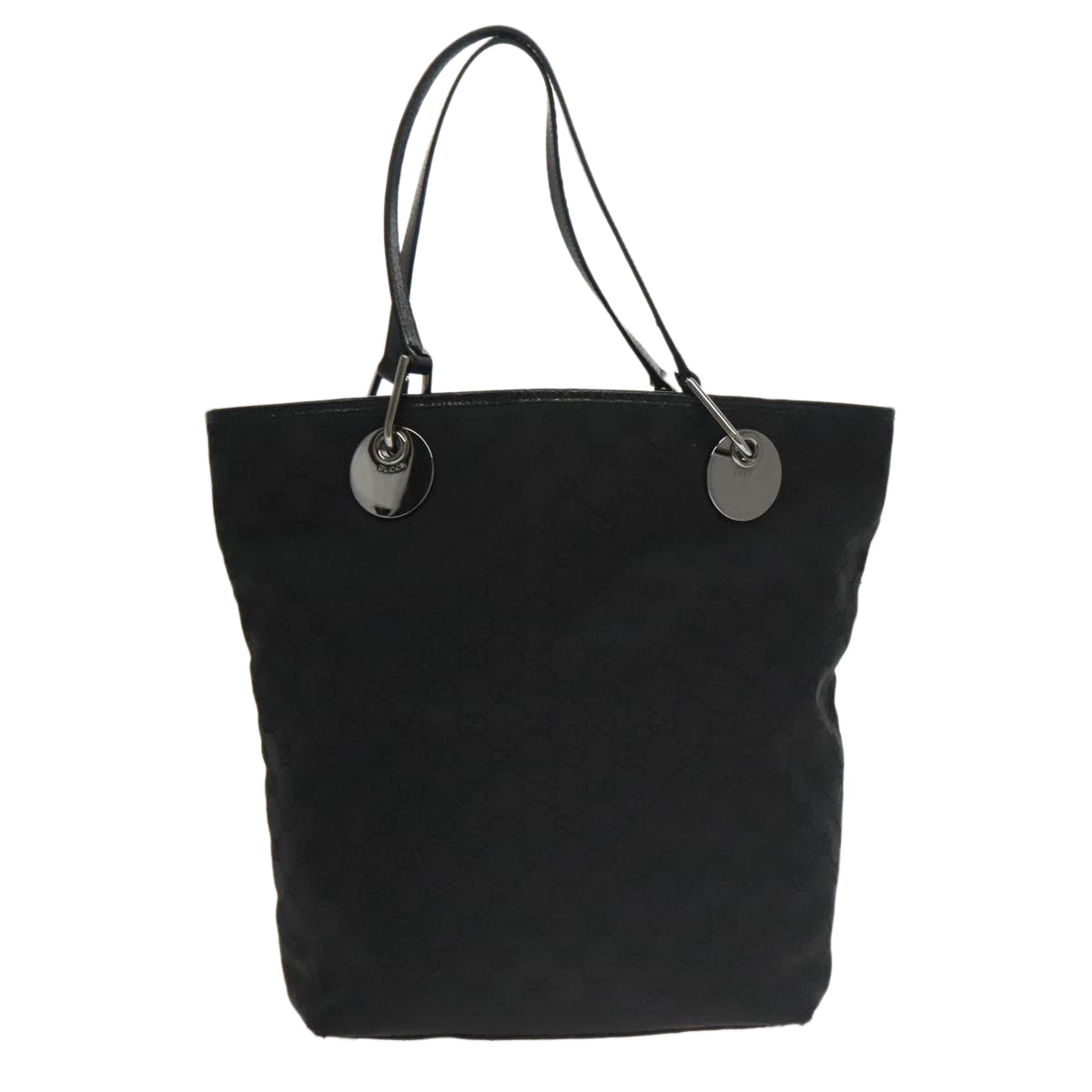 Gucci -- Black Canvas Tote Bag ()