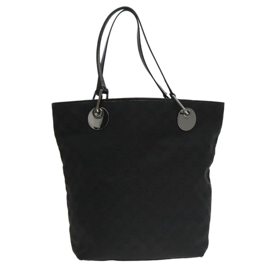 Gucci -- Black Canvas Tote Bag ()