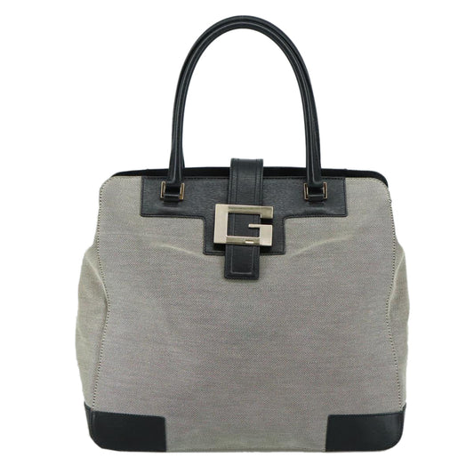 Gucci Square G Grey Canvas Tote Bag ()