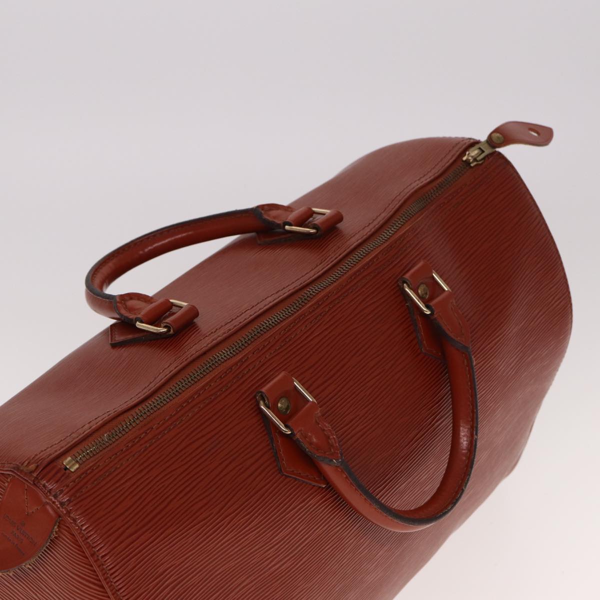 Louis Vuitton Speedy 40 Brown Leather Handbag