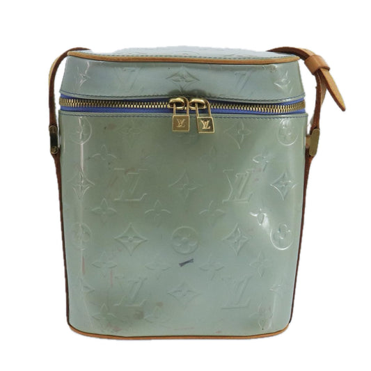 Louis Vuitton Sullivan Grey Patent Leather Shoulder Bag