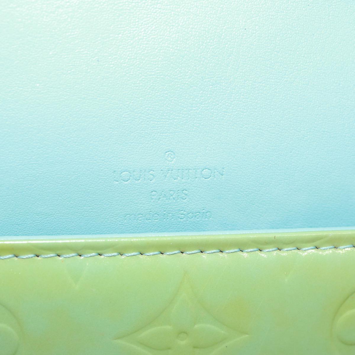 Louis Vuitton Thompson Street Green Patent Leather Shoulder Bag