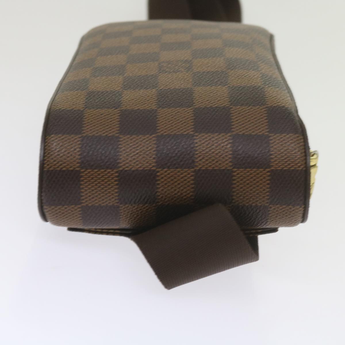 Louis Vuitton Geronimos Brown Canvas Shoulder Bag
