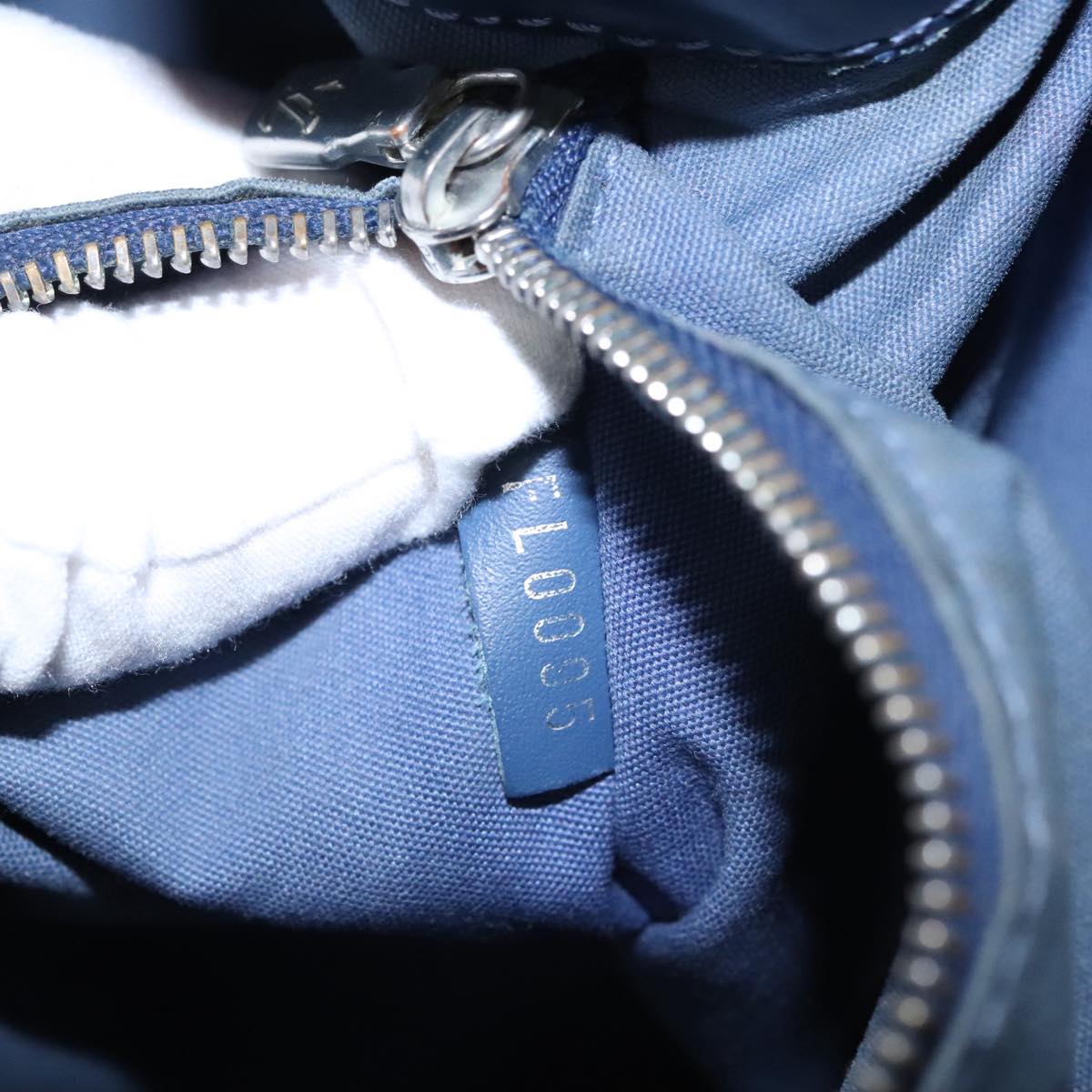 Louis Vuitton Mandala Blue Leather Shoulder Bag