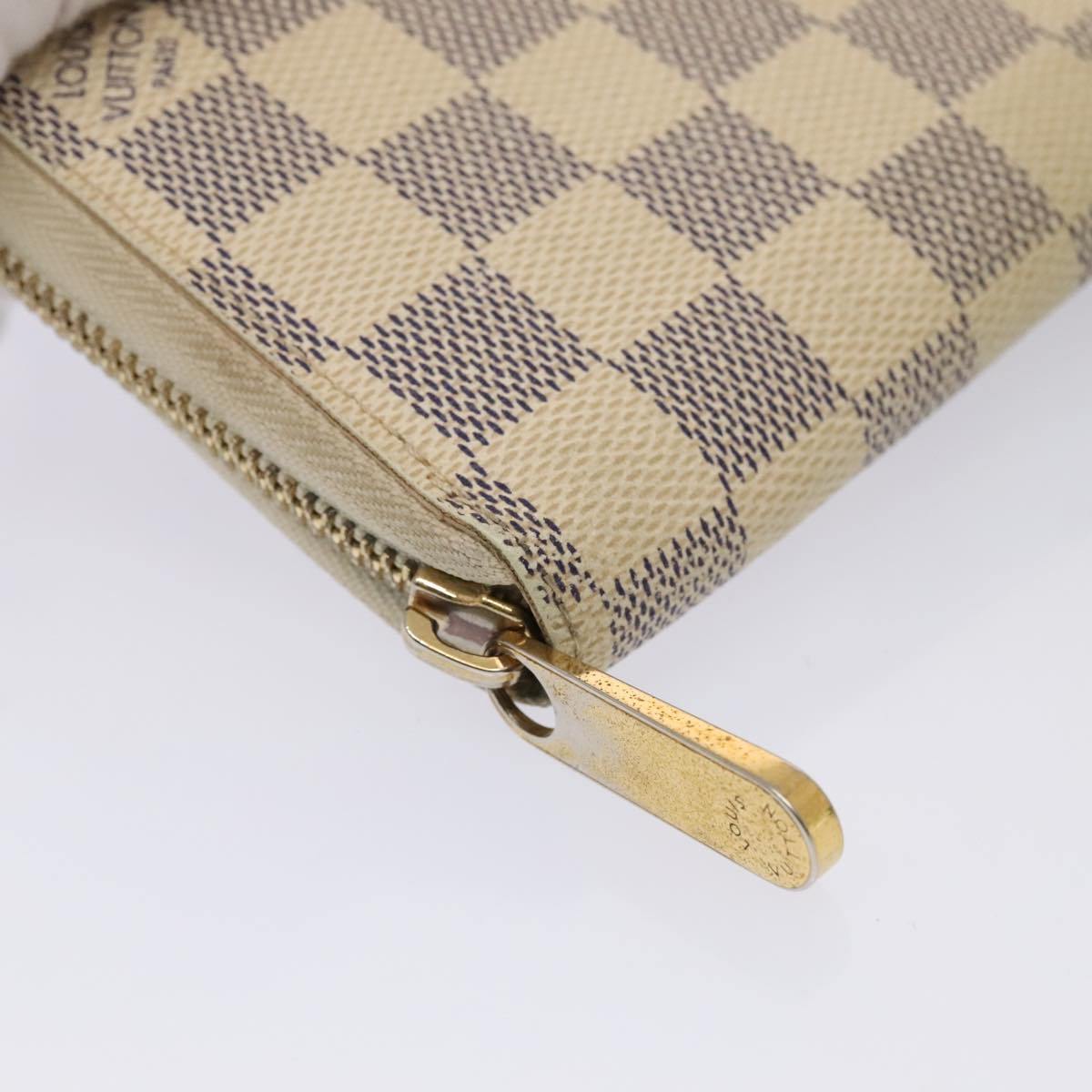 Louis Vuitton Zippy Wallet White Canvas Wallet