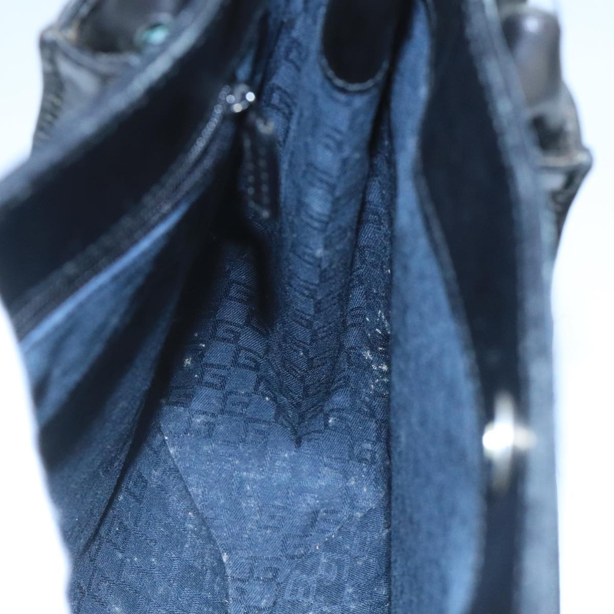 Gucci Horsebit Black Leather Handbag
