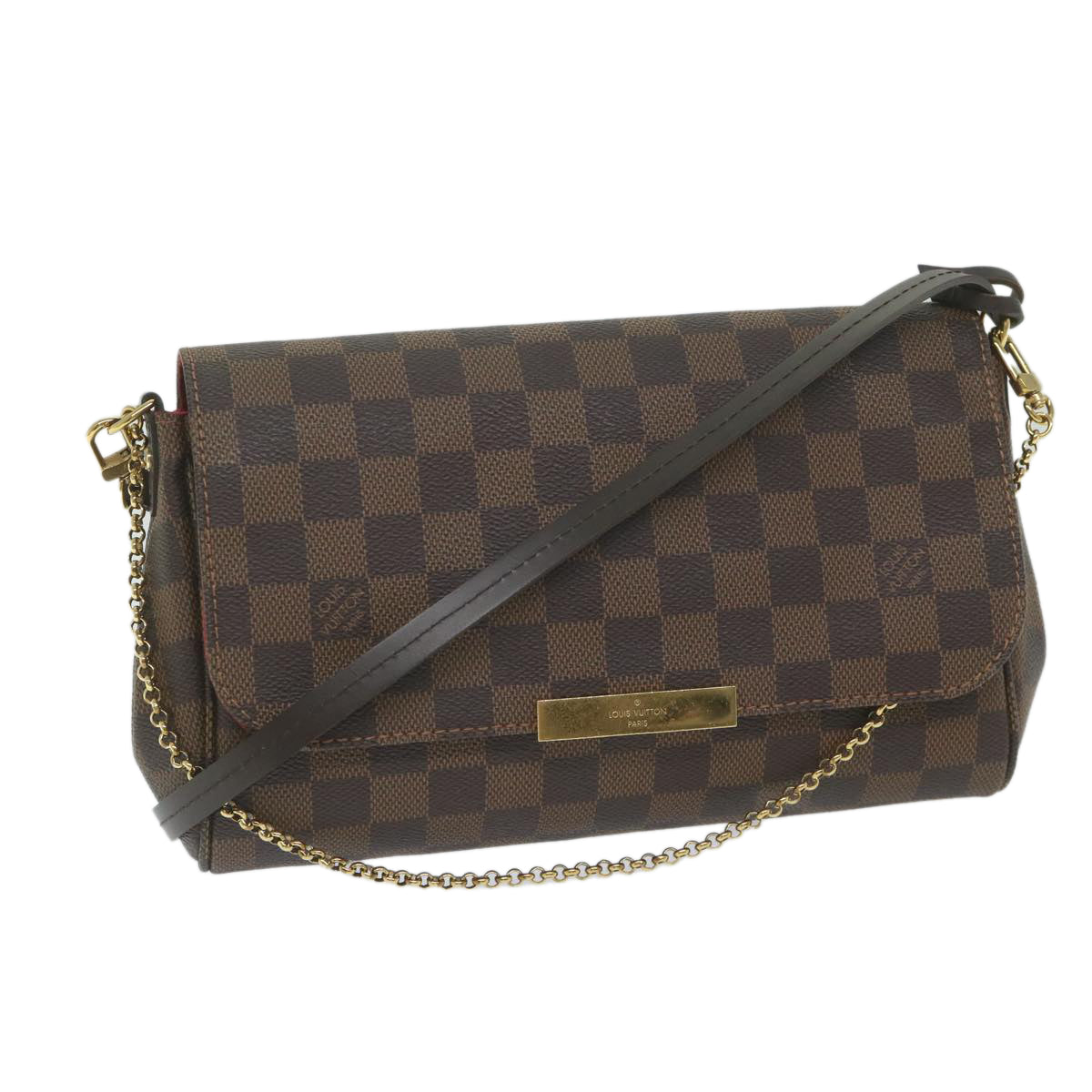 Louis Vuitton Favorite Brown Canvas Shoulder Bag
