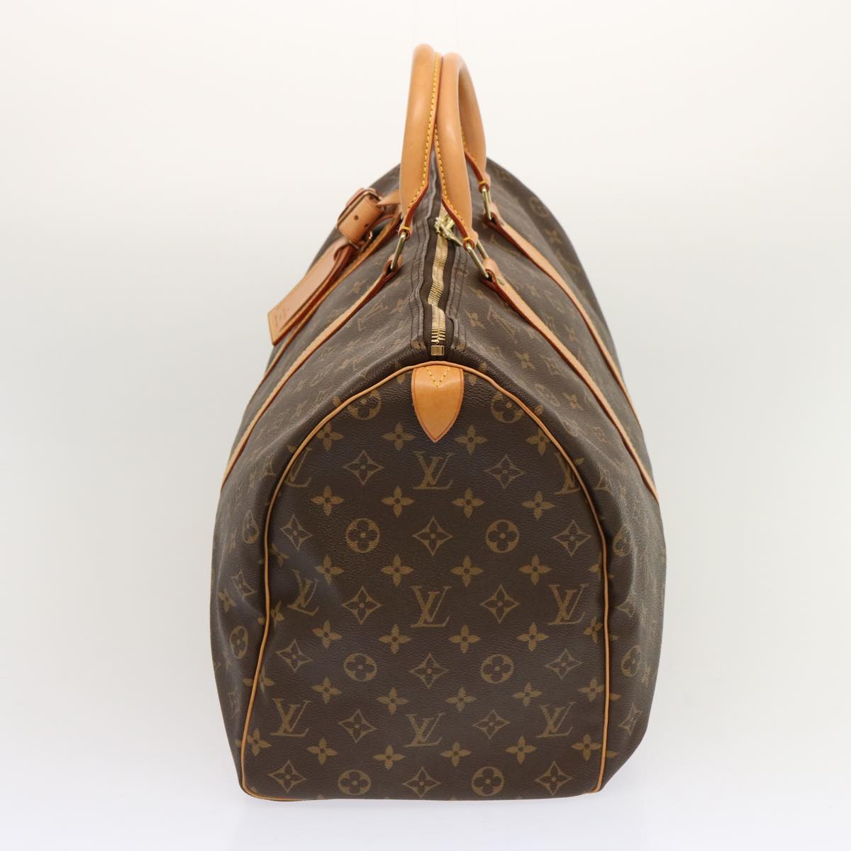 Louis Vuitton Keepall 50 Brown Canvas Travel Bag