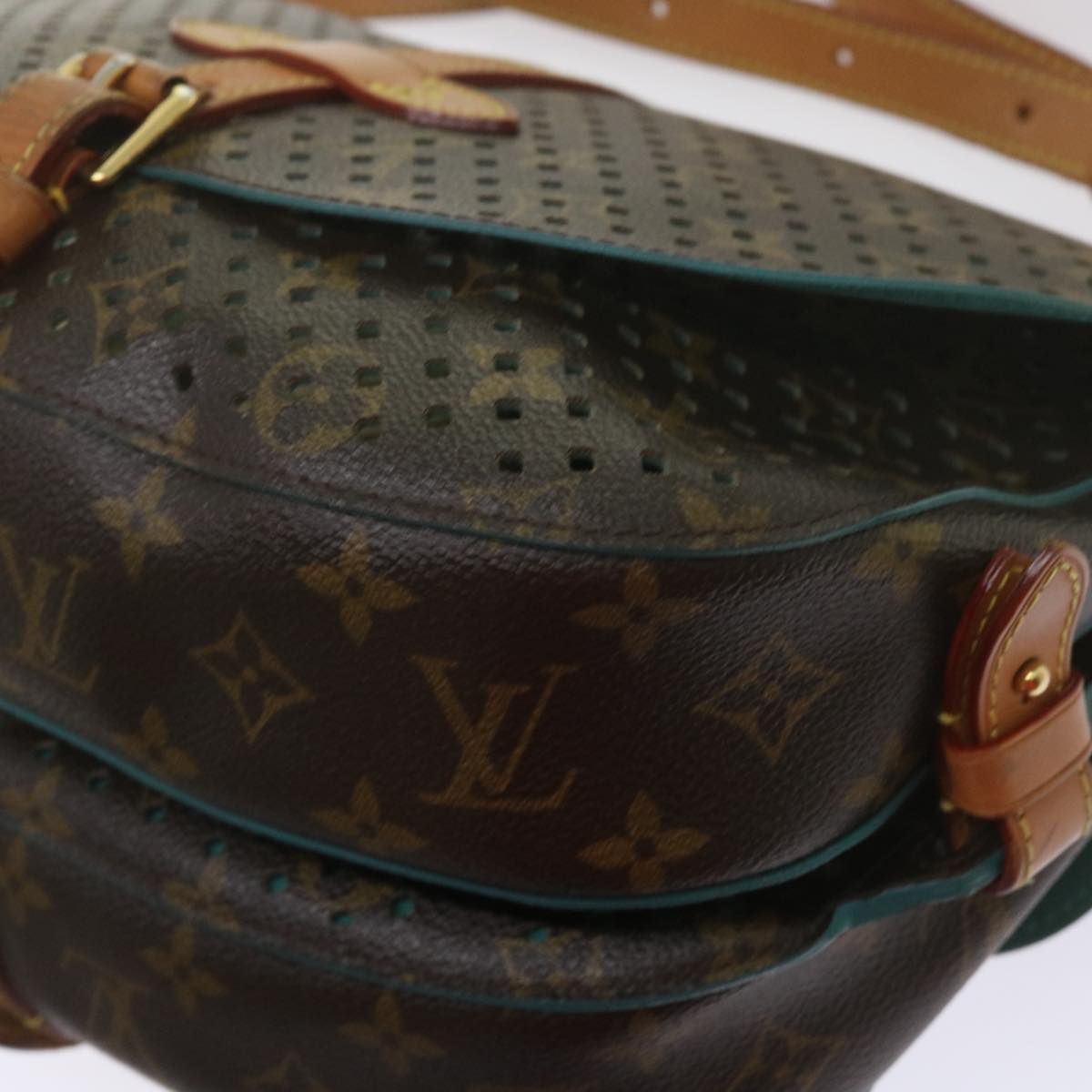 Louis Vuitton Brown Canvas Shoulder Bag