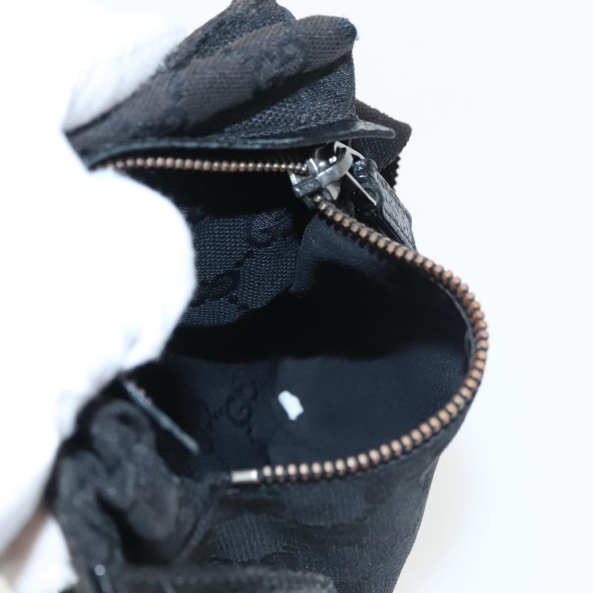 Gucci Black Canvas Shoulder Bag