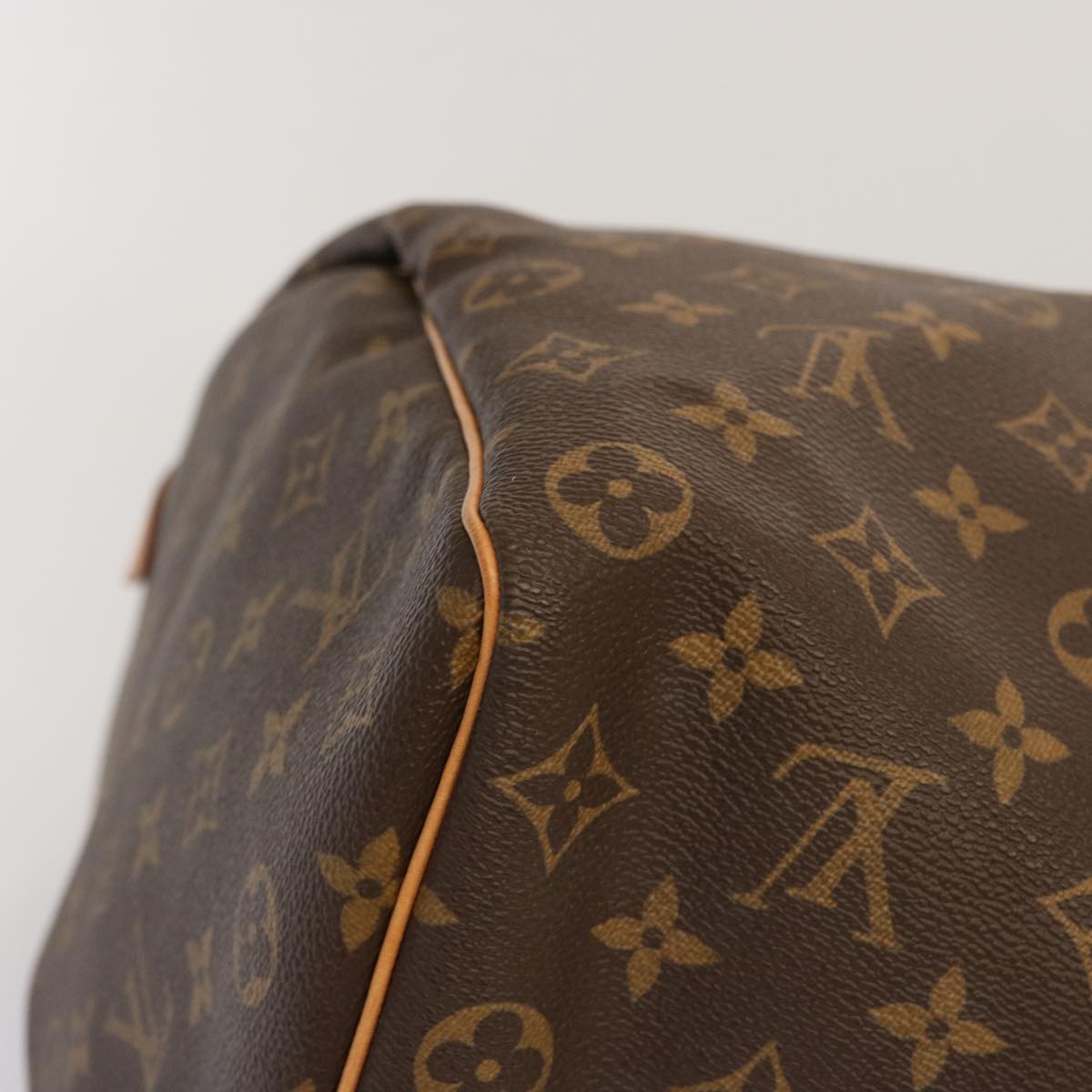 Louis Vuitton Keepall 50 Brown Canvas Travel Bag