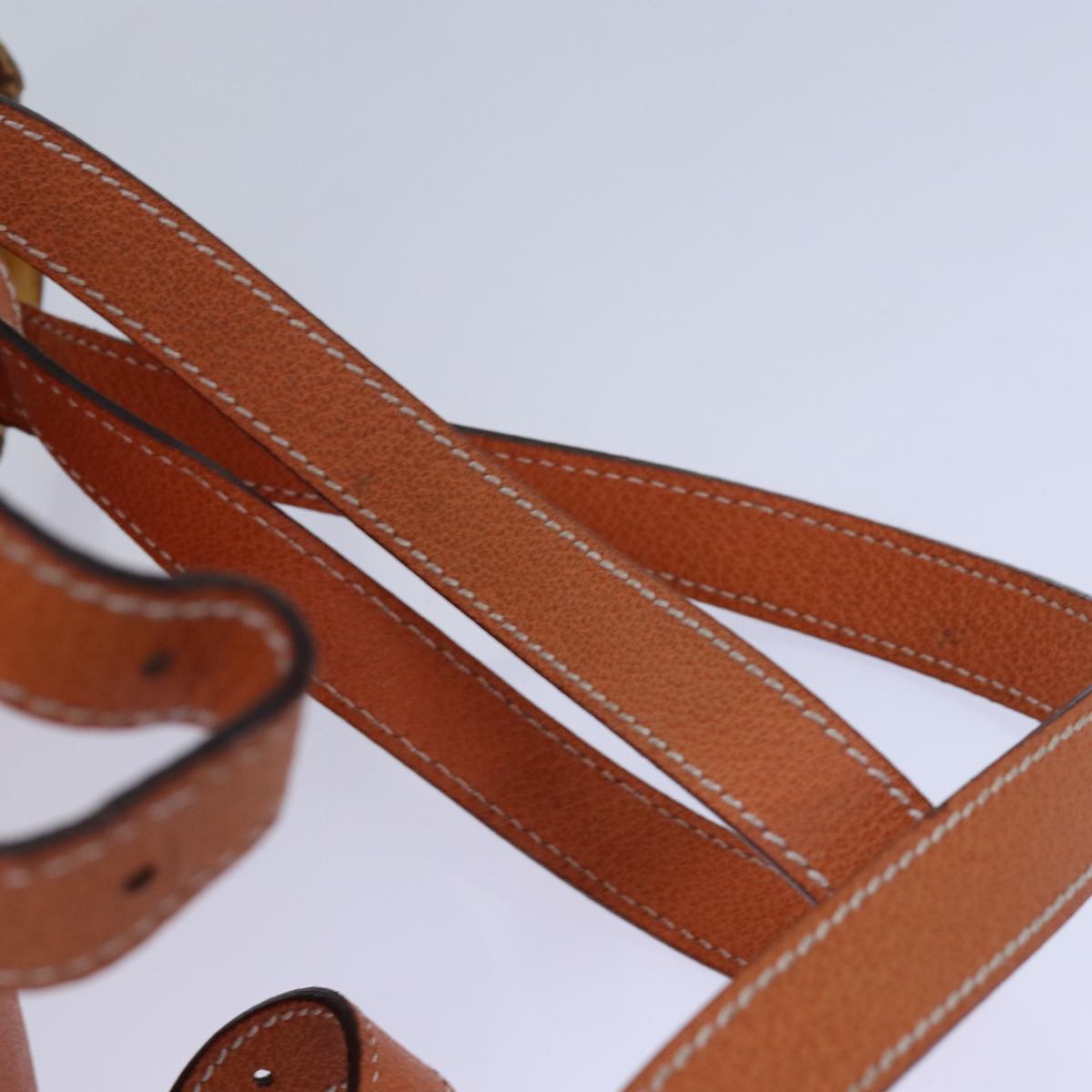 Gucci Bamboo Orange Suede Backpack Bag