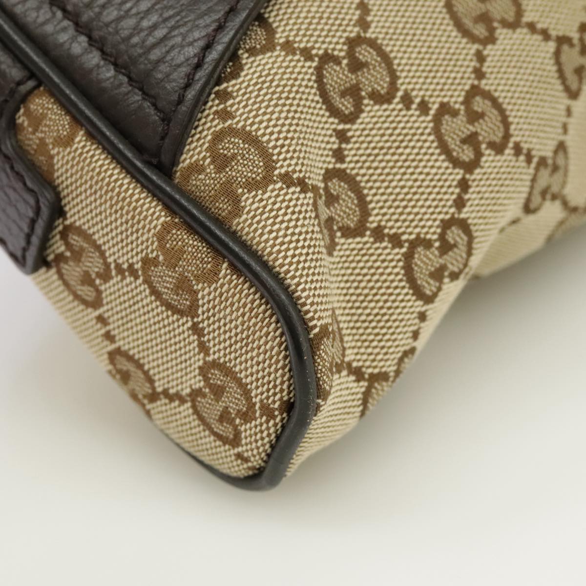 Gucci Beige Canvas Shoulder Bag