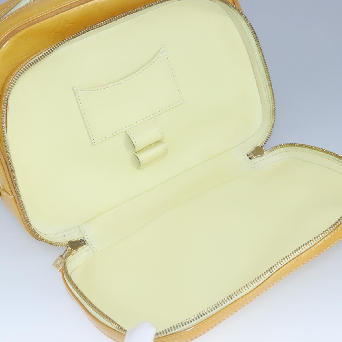 Louis Vuitton Murray Yellow Patent Leather Backpack Bag