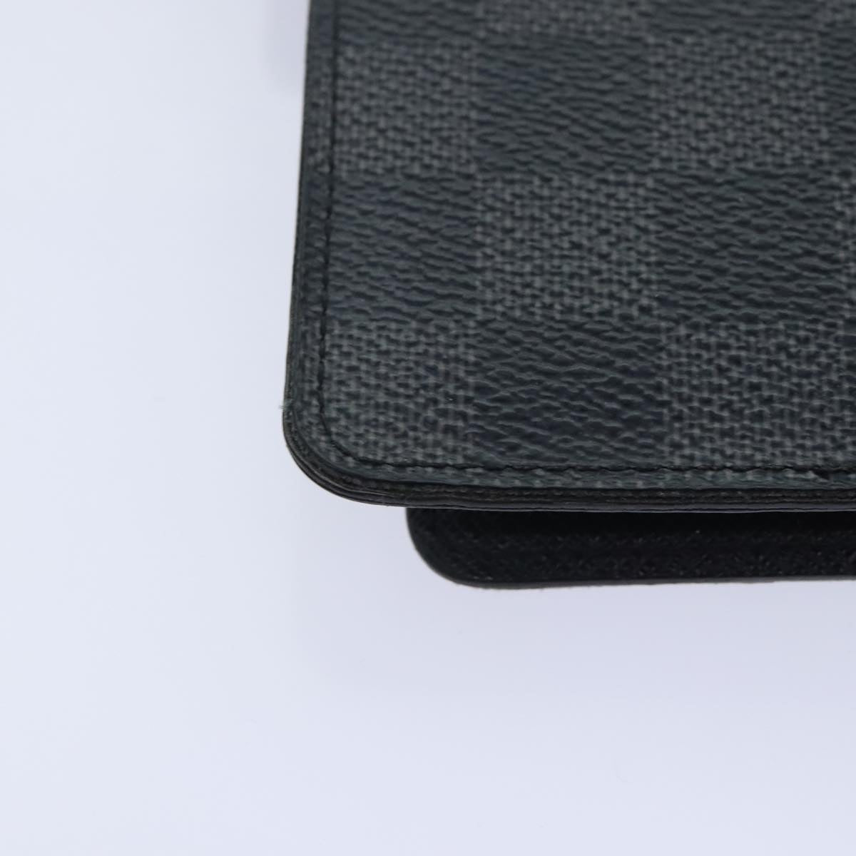 Louis Vuitton Agenda Cover Grey Canvas Wallet