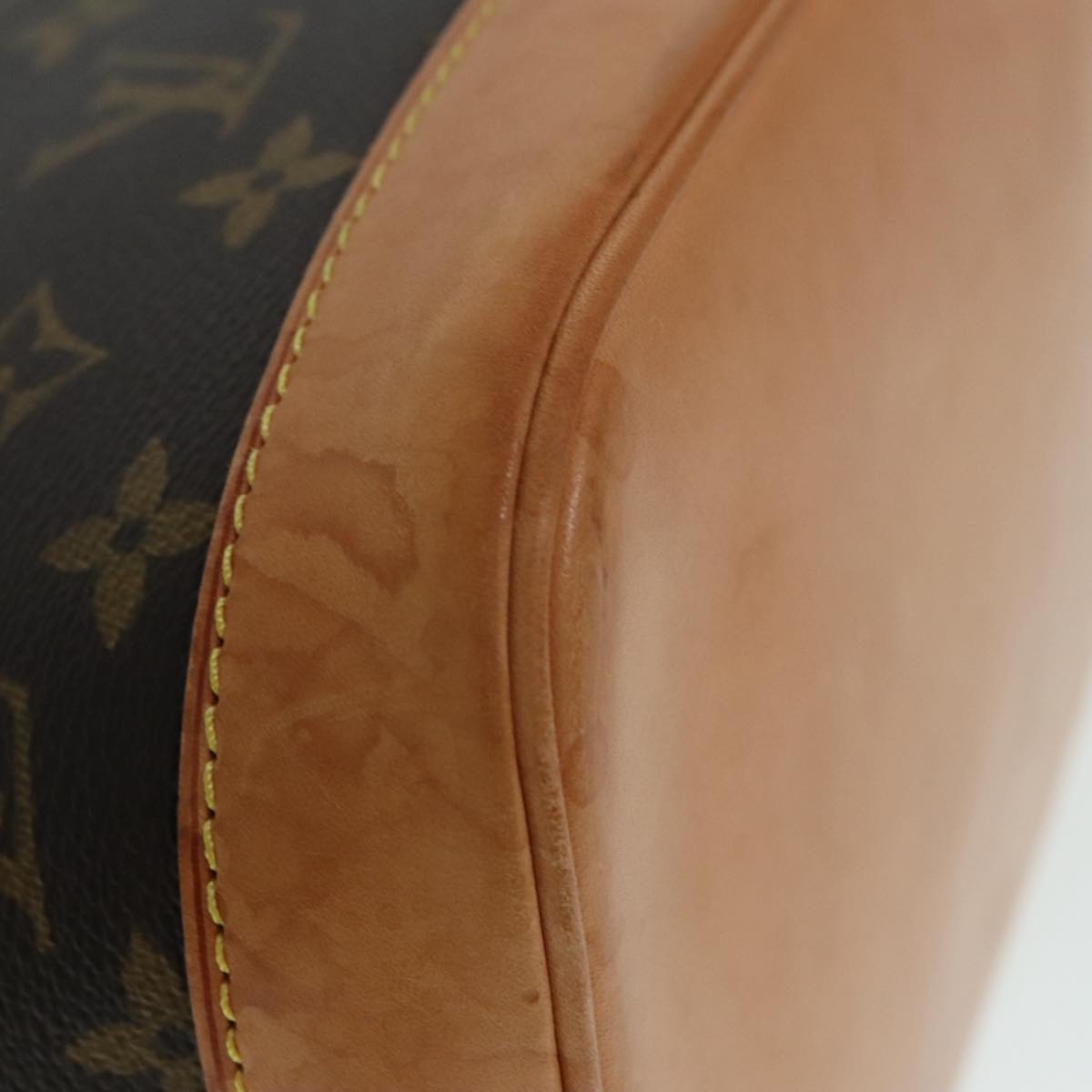 Louis Vuitton Alma Brown Canvas Handbag