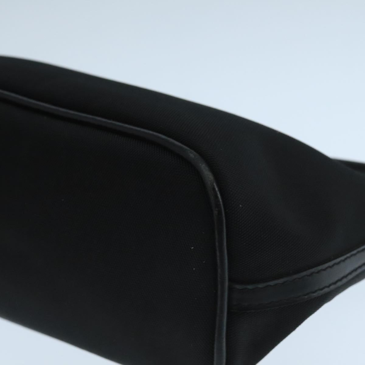 Gucci Baguette Black Canvas Clutch Bag