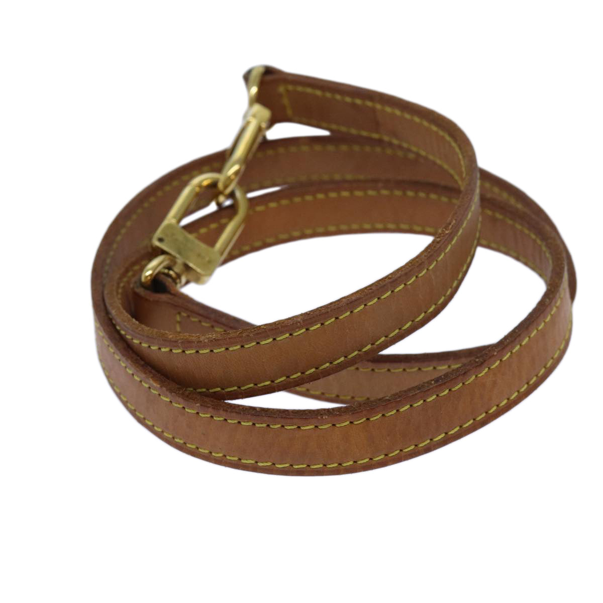 Louis Vuitton Bandoulière De Sac Beige Leather Bag Jewelry