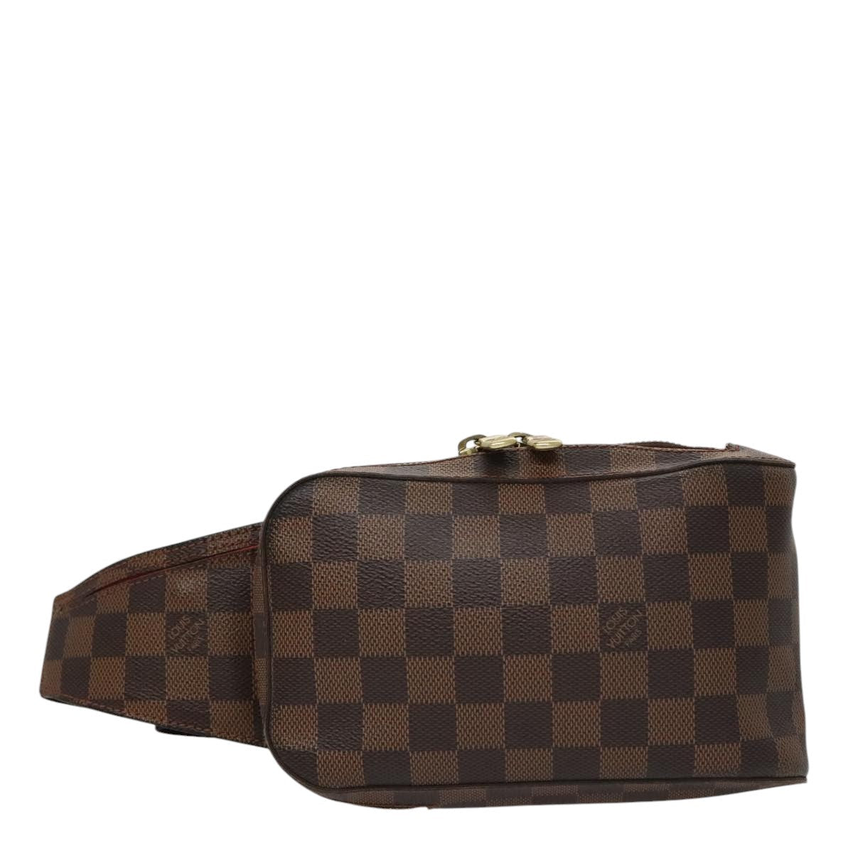 Louis Vuitton Geronimos Brown Canvas Shoulder Bag
