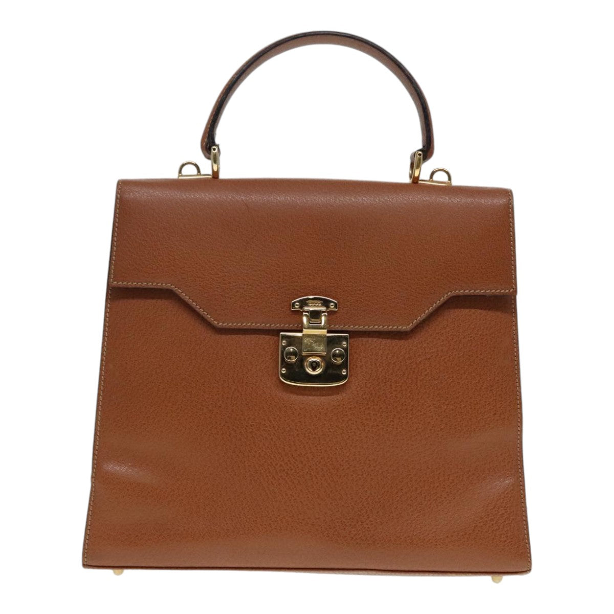 Gucci Lady Lock Brown Leather Handbag