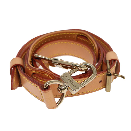 Louis Vuitton Bandoulière De Sac Beige Leather Bag Jewelry ()