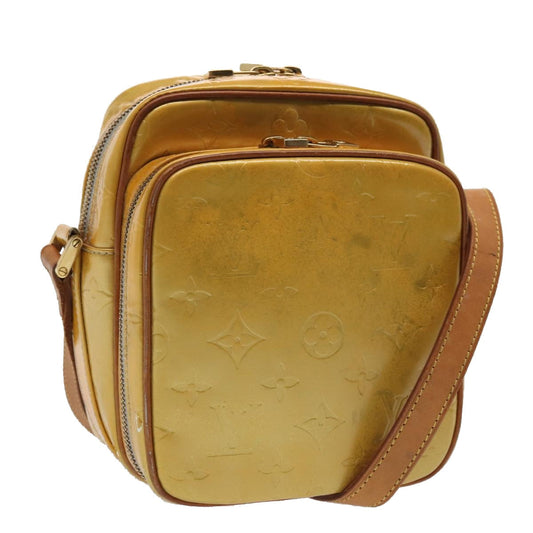 Louis Vuitton Wooster Yellow Patent Leather Shoulder Bag