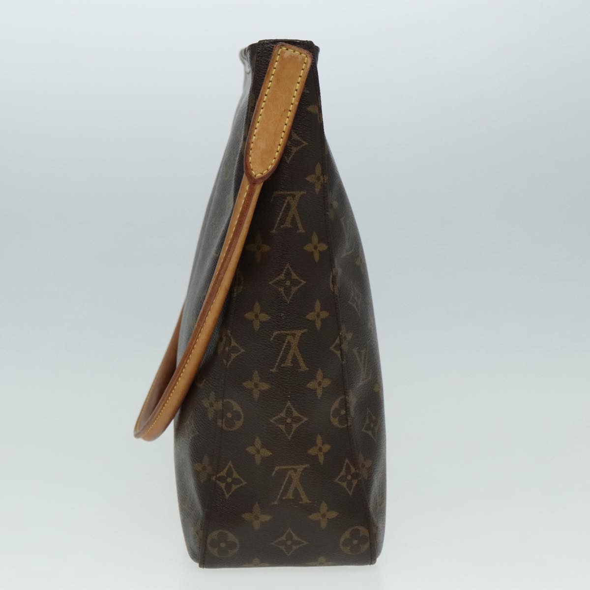 Louis Vuitton Looping Gm Brown Canvas Shoulder Bag