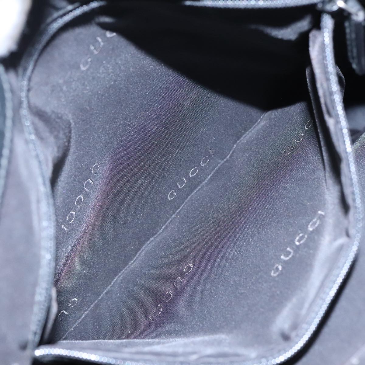 Gucci Black Canvas Shoulder Bag